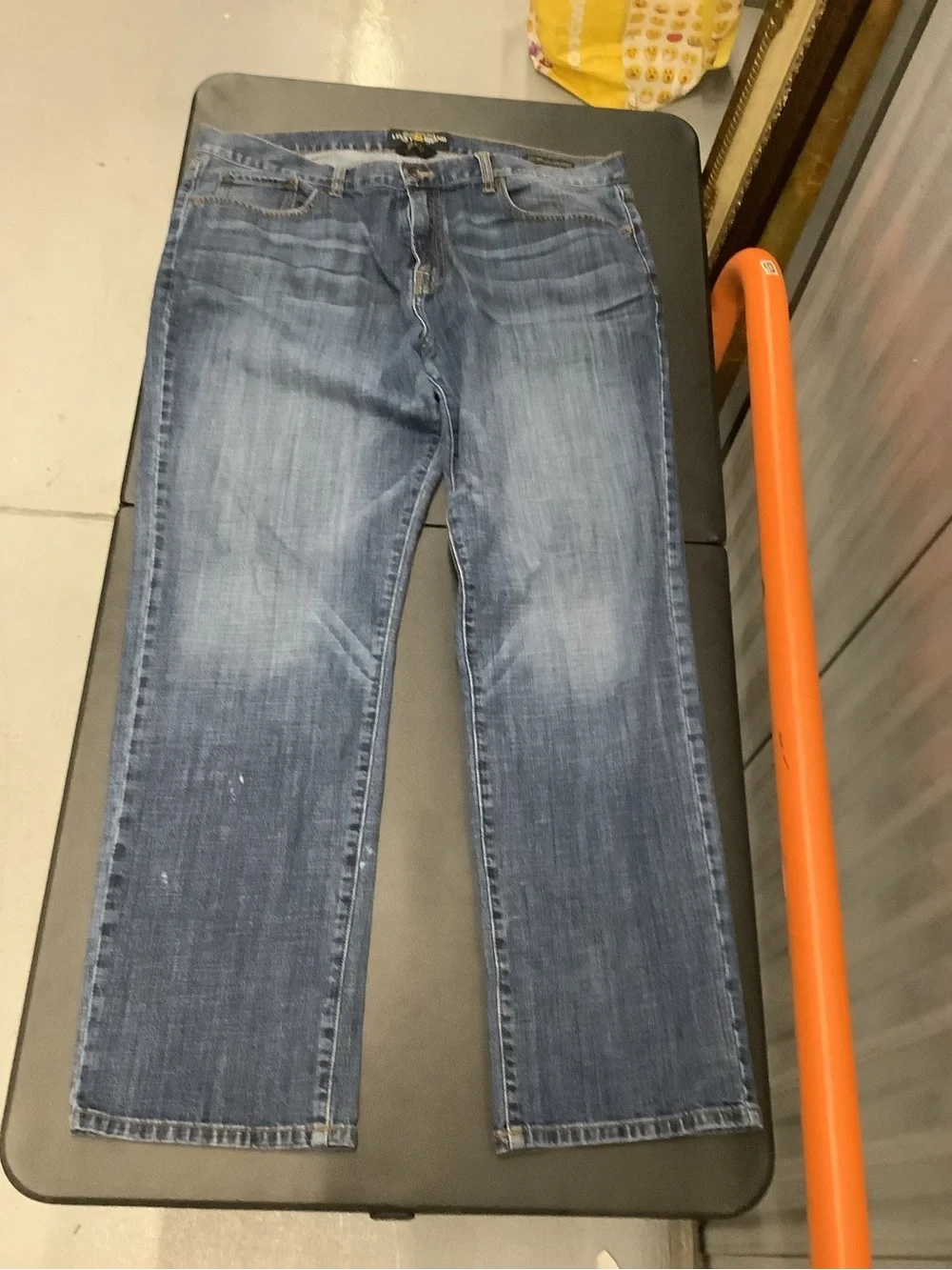 Lucky Brand Men's Straight-Leg Denim Jeans in Faded Blue